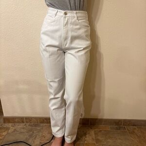 Vintage White Braxton High Rise Jeans Size 8